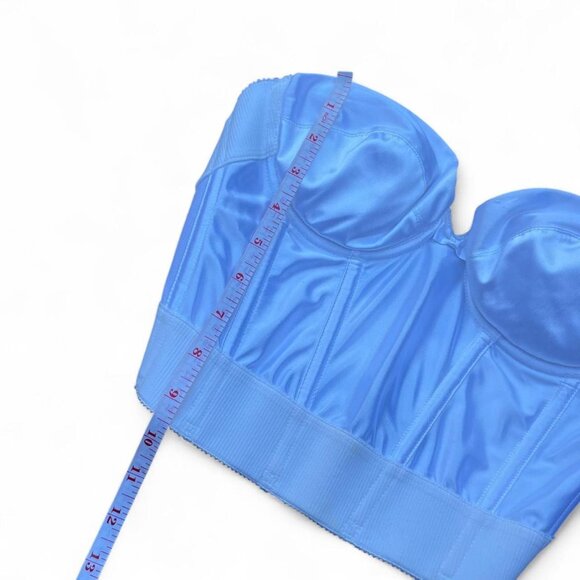 vintage 90s pearl white strapless bustier - Picture 5 of 6